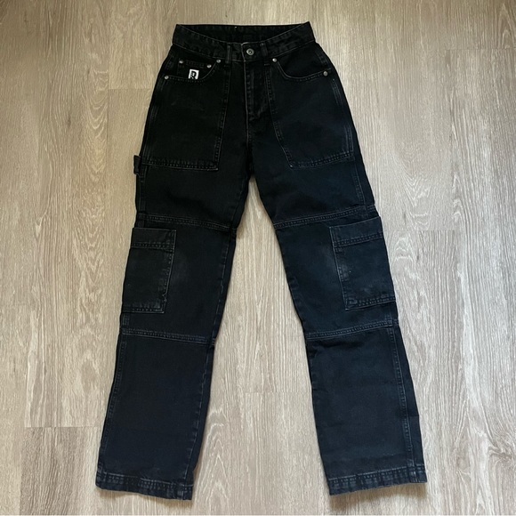 The Ragged Priest Black Cargo Jeans - Picture 5 of 7